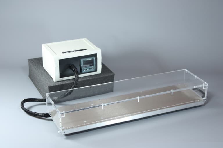 heated bed attachment for friction tester