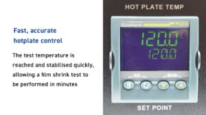 film shrink tester_infographic_hotplate control