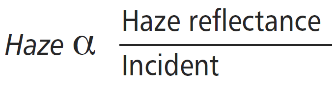 Haze equation