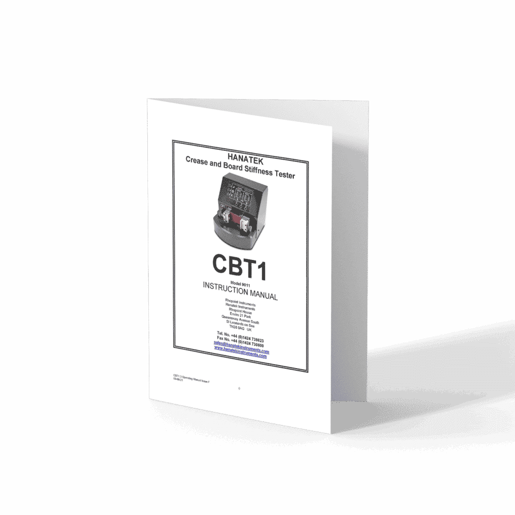 CBT1 Manual English