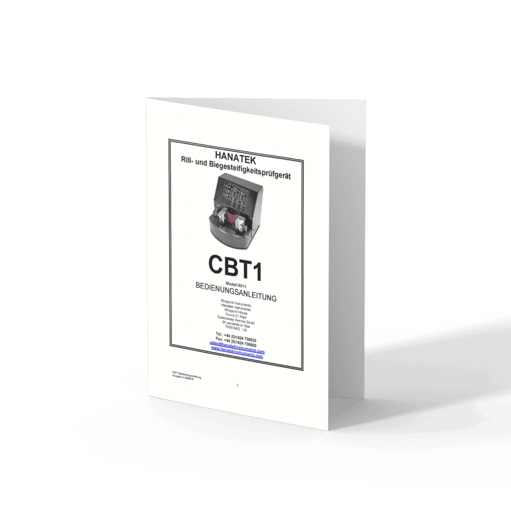 CBT1 Manual German