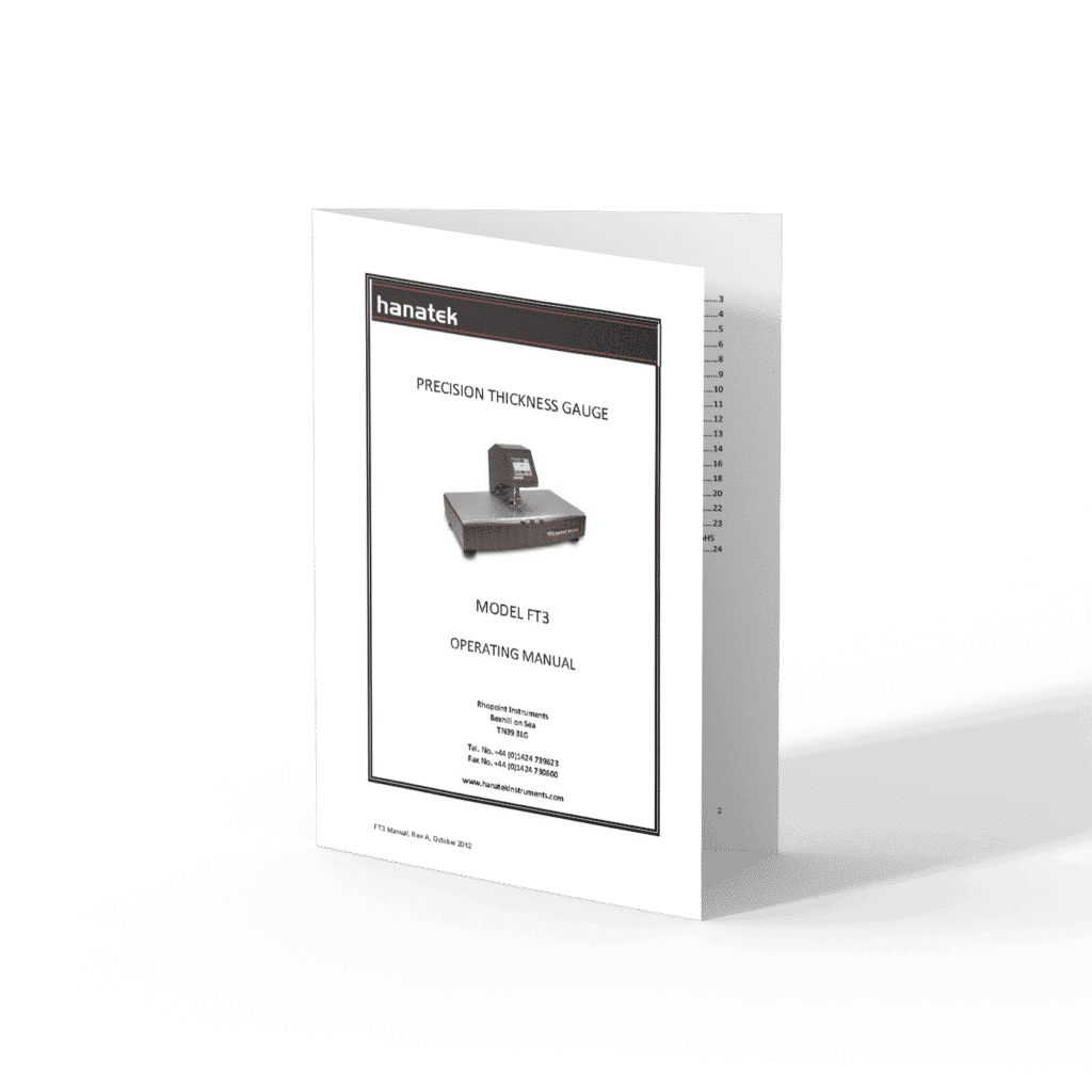 FT3 Manual English