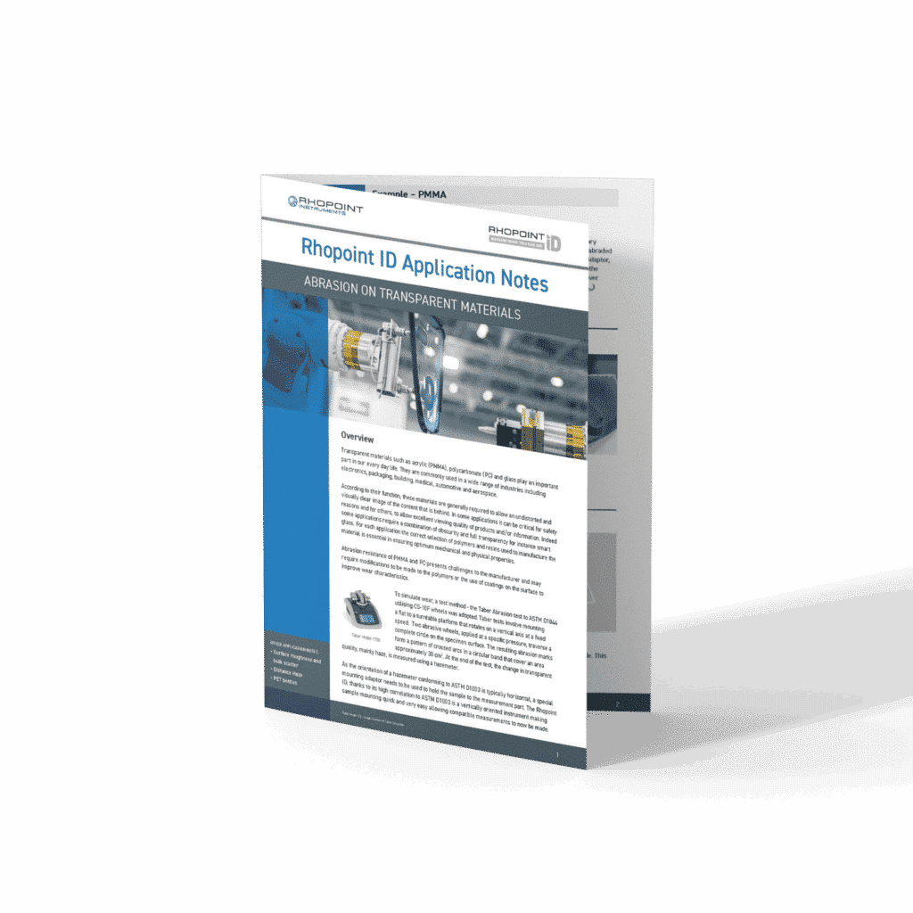 Rhopoint ID application notes