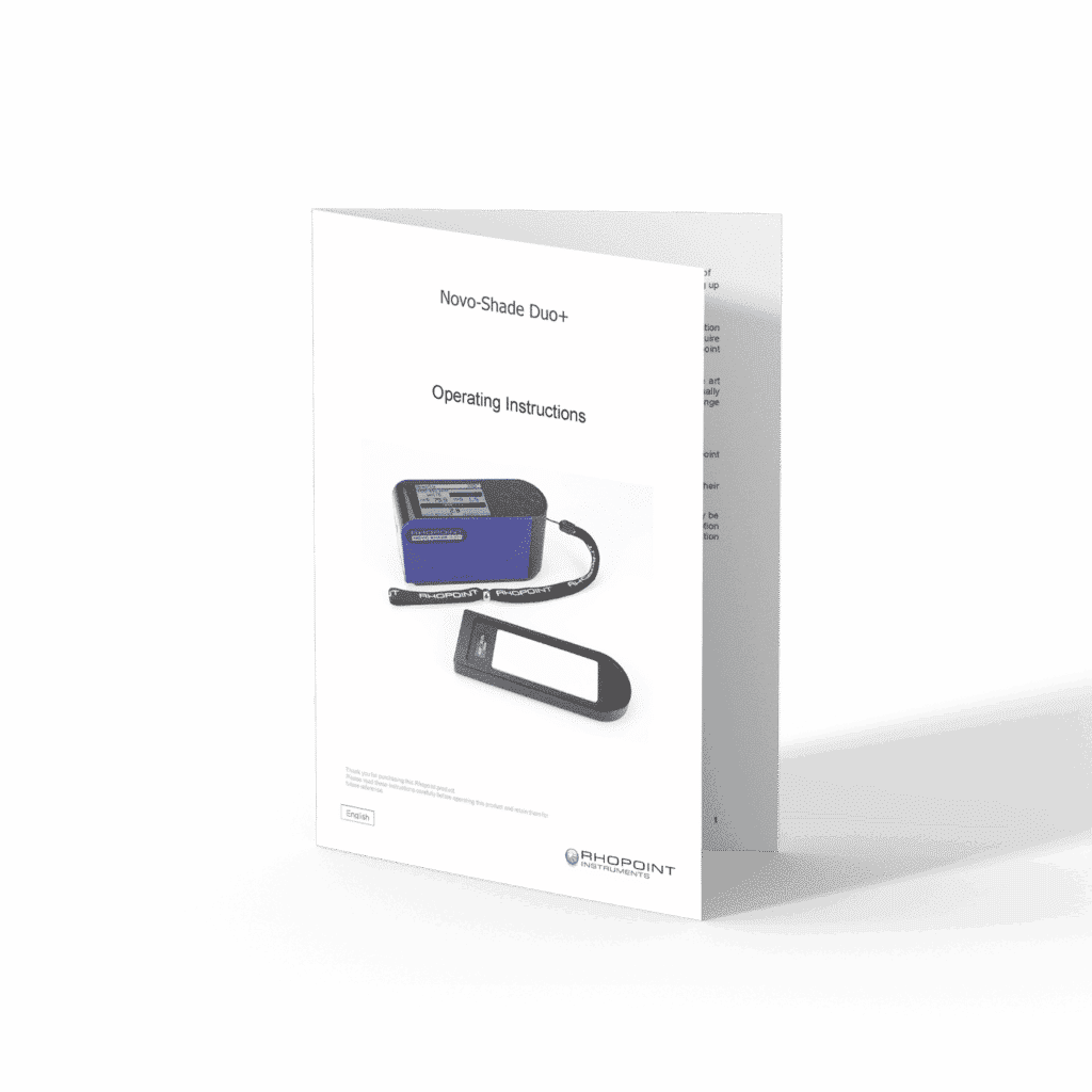 Novo Shade Duo Plus Manual English