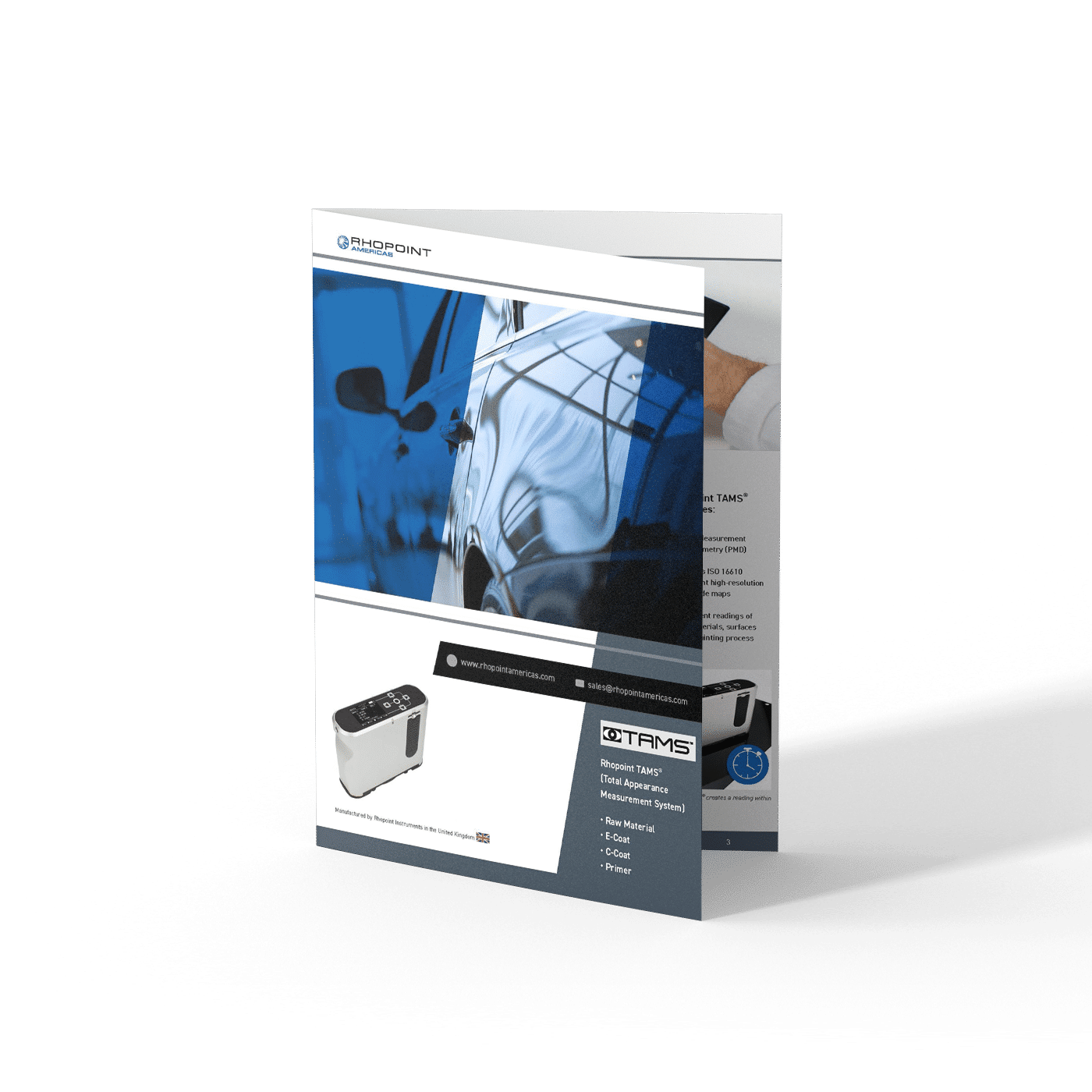 Rhopoint TAMS Total Appearance Measurement System - Mockup