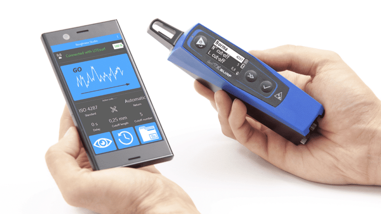 LITEsurf Roughness Tester - Unit and Mobile Application